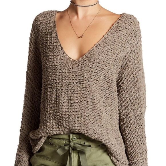 Free People Women's Dolphin Bay Knit Sweater size large - Picture 1 of 7